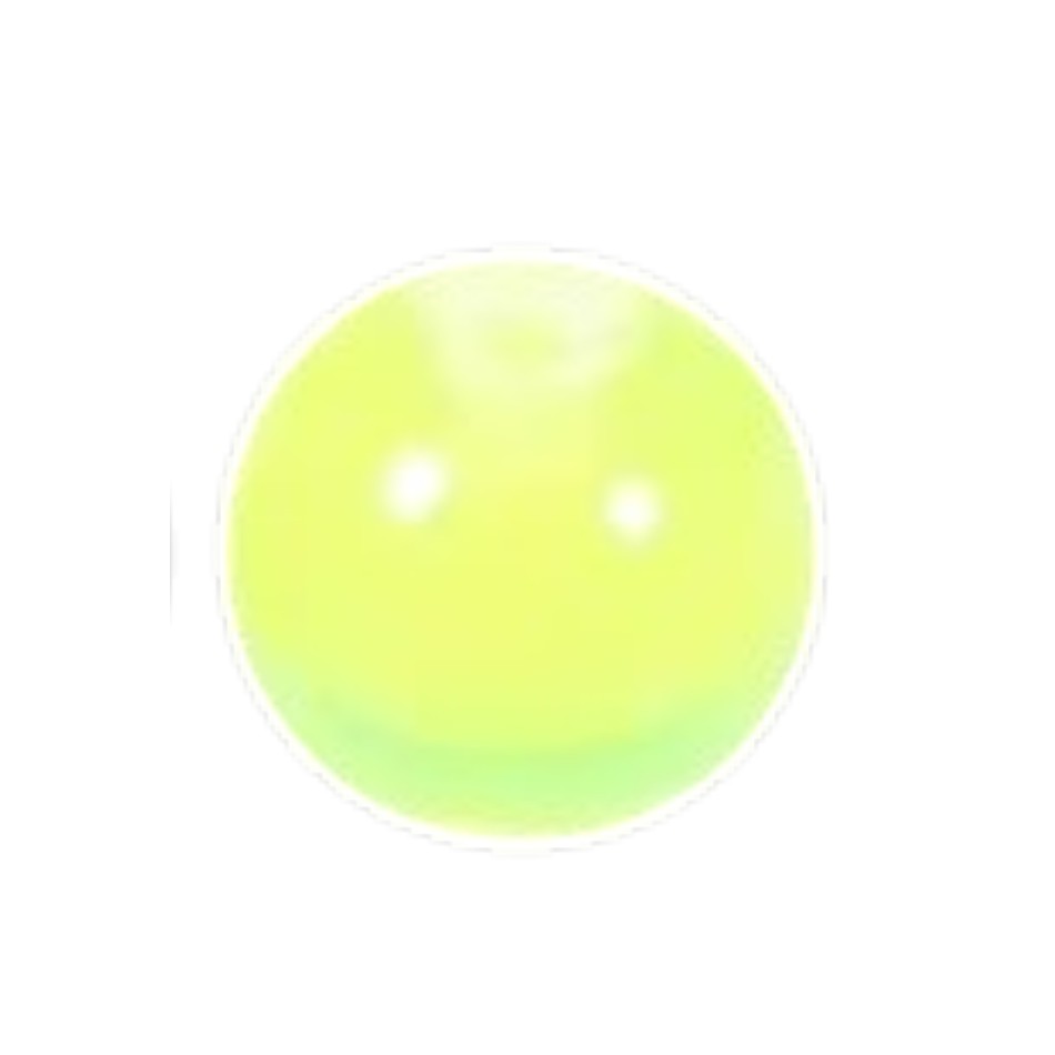 Los Piercing Balletje Acryl – Transparant Gekleurd Reserve Balletje – 5mm (1.6mm Dikte)