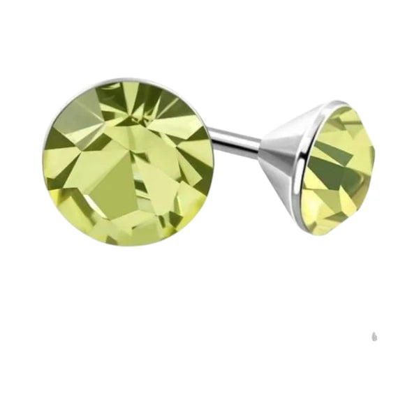 Geboortesteen Zirkonia Augustus - Licht Groen - Aramat Jewels