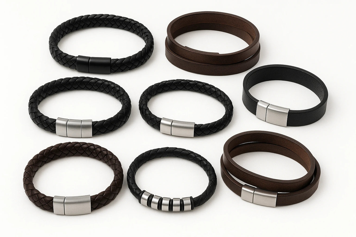 leren armbanden man