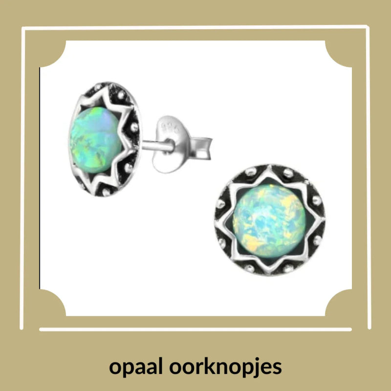 Prachtige opaal oorbellen - Aramat Jewels