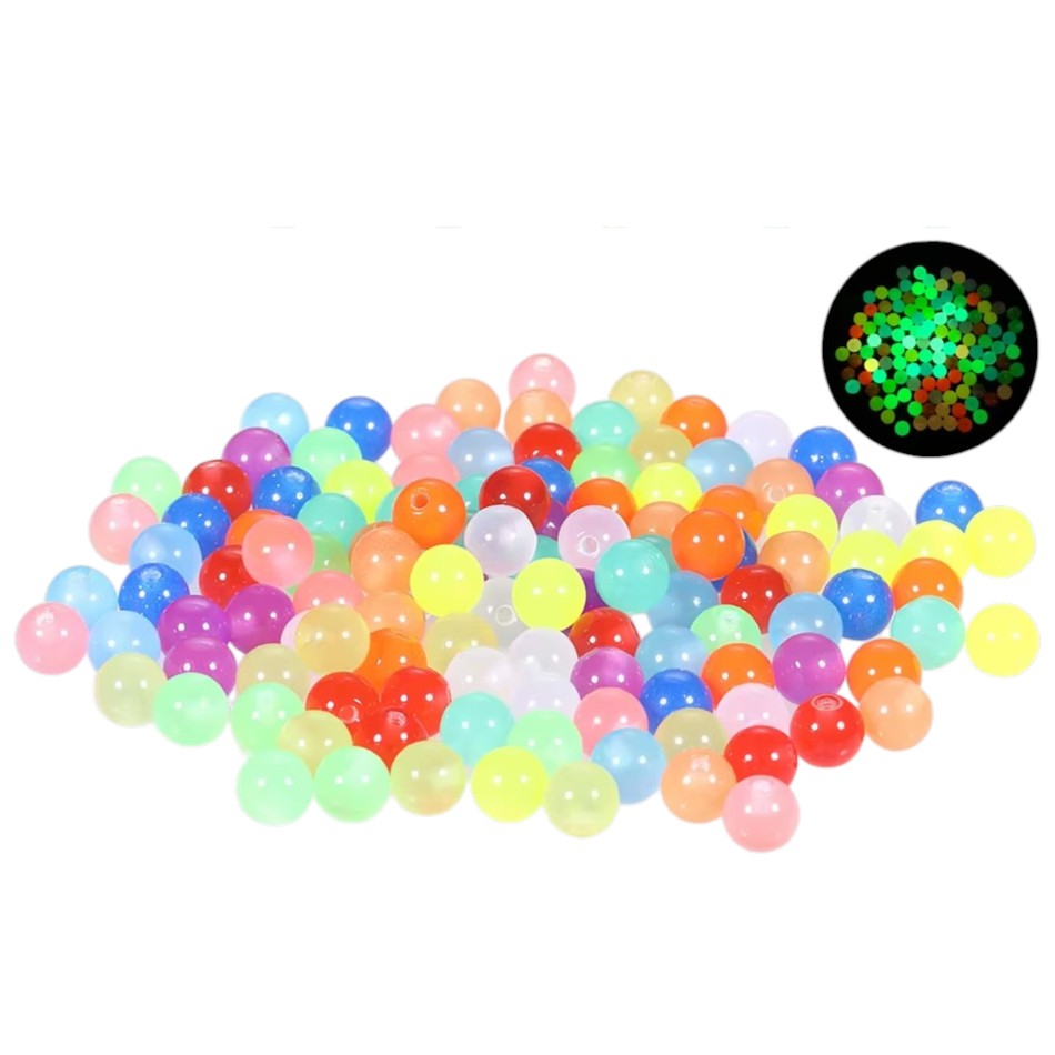 Glow in the Dark Piercing Balletje – Acryl – 5mm (1.6mm Dikte) – Per Stuk