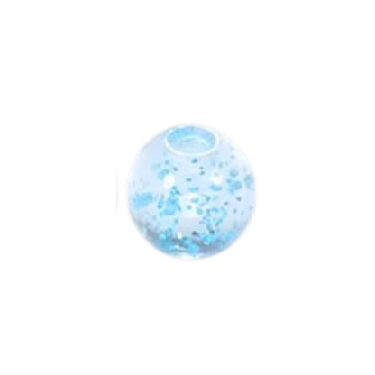 Glitter Piercing Balletje Transparant Acryl – 6mm (1.6mm Dikte) – Per Stuk