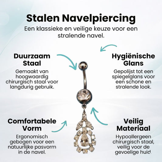 Bloem Hanger Navelpiercing
