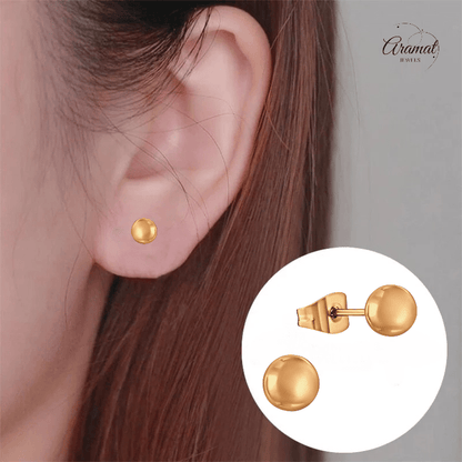 Bolletjes oorbellen – rosékleur – 5mm - oor2726 - 13819 - Oorbellen kopen# - 5mm - alles - bolletjes