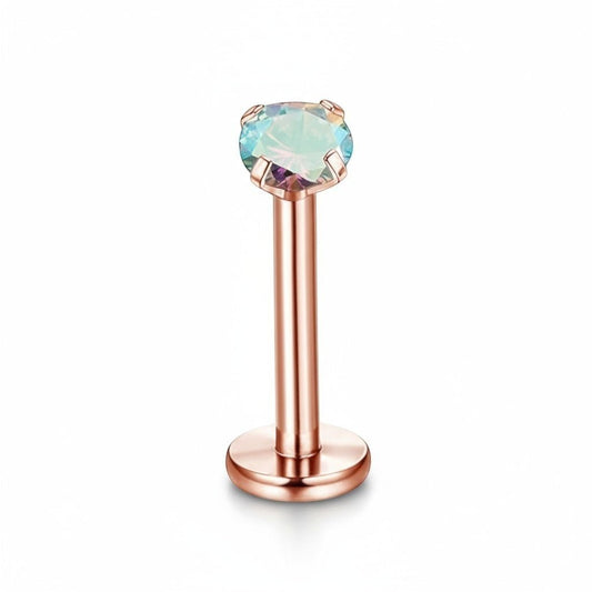 Helix Piercing Rosegoud AB Zirkonia 6mm 1.2mm - Aramat Jewels - Piercings - cadeautip