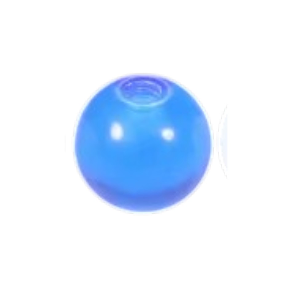Los Piercing Balletje Acryl – Transparant Gekleurd Reserve Balletje – 5mm (1.6mm Dikte)