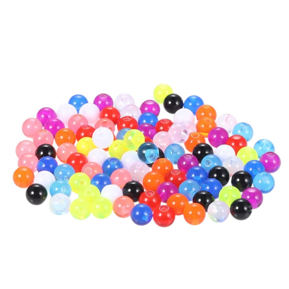 Los Piercing Balletje Acryl – Transparant Gekleurd Reserve Balletje – 5mm (1.6mm Dikte)