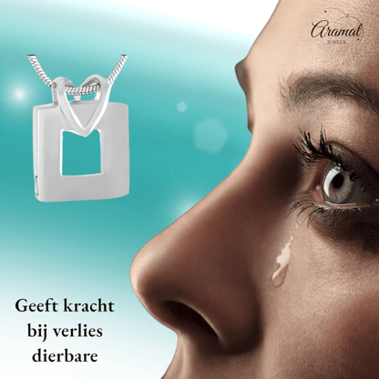 Moderne Stalen Ashanger Open Vierkant - hang298 - Gedenkhangers kopen# - 25mm - alles - ashangers