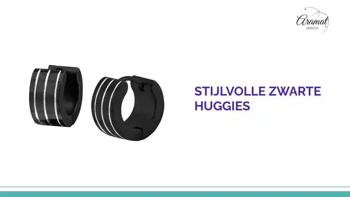 Stijlvolle Zwarte huggies by@Outfy