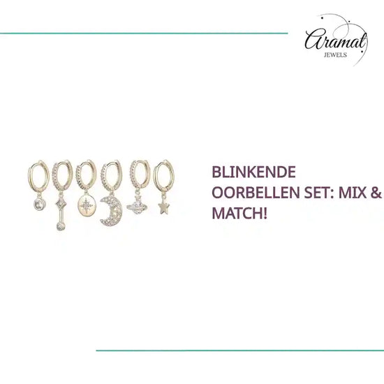 Blinkende Oorbellen Set: Mix &amp; Match! by@Outfy