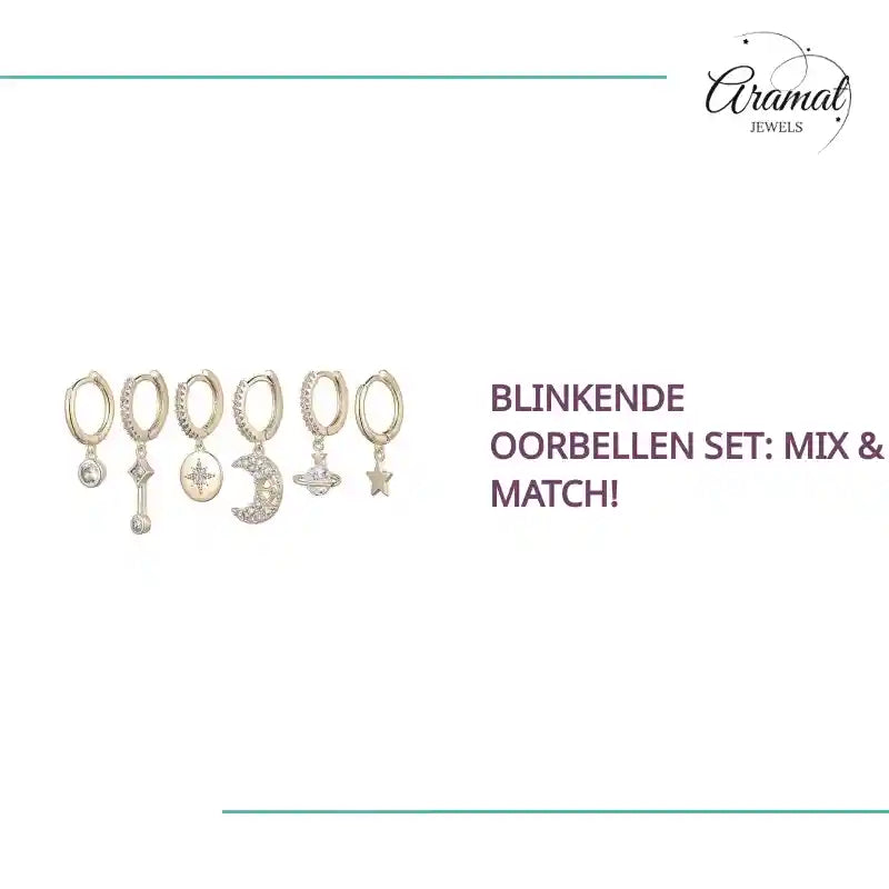 Blinkende Oorbellen Set: Mix &amp; Match! by@Outfy