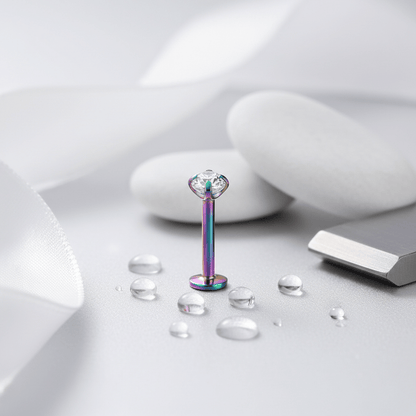 Tragus Helix Piercing – Multikleur – AB Zirkonia - Aramat Jewels - Piercings - cadeautip