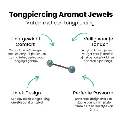 Een paar blauwe glazen bollen op een witte achtergrond