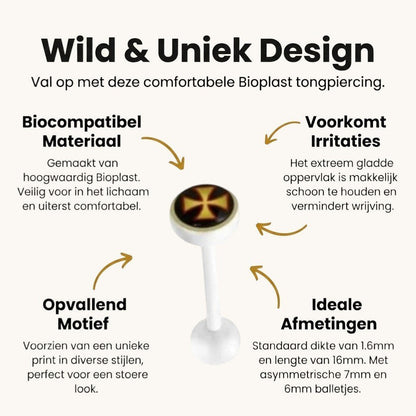 Een oortelefoon met sterontwerp
