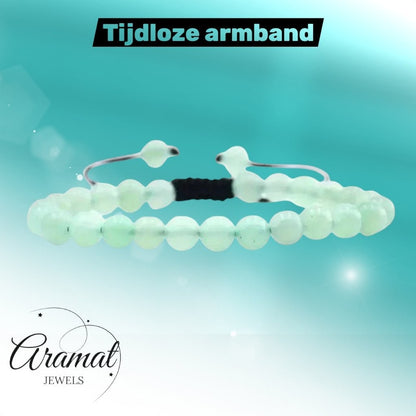 Verstelbare Armband Met Groene Aventurijn - Aramat Jewels - Armbanden - cadeautip