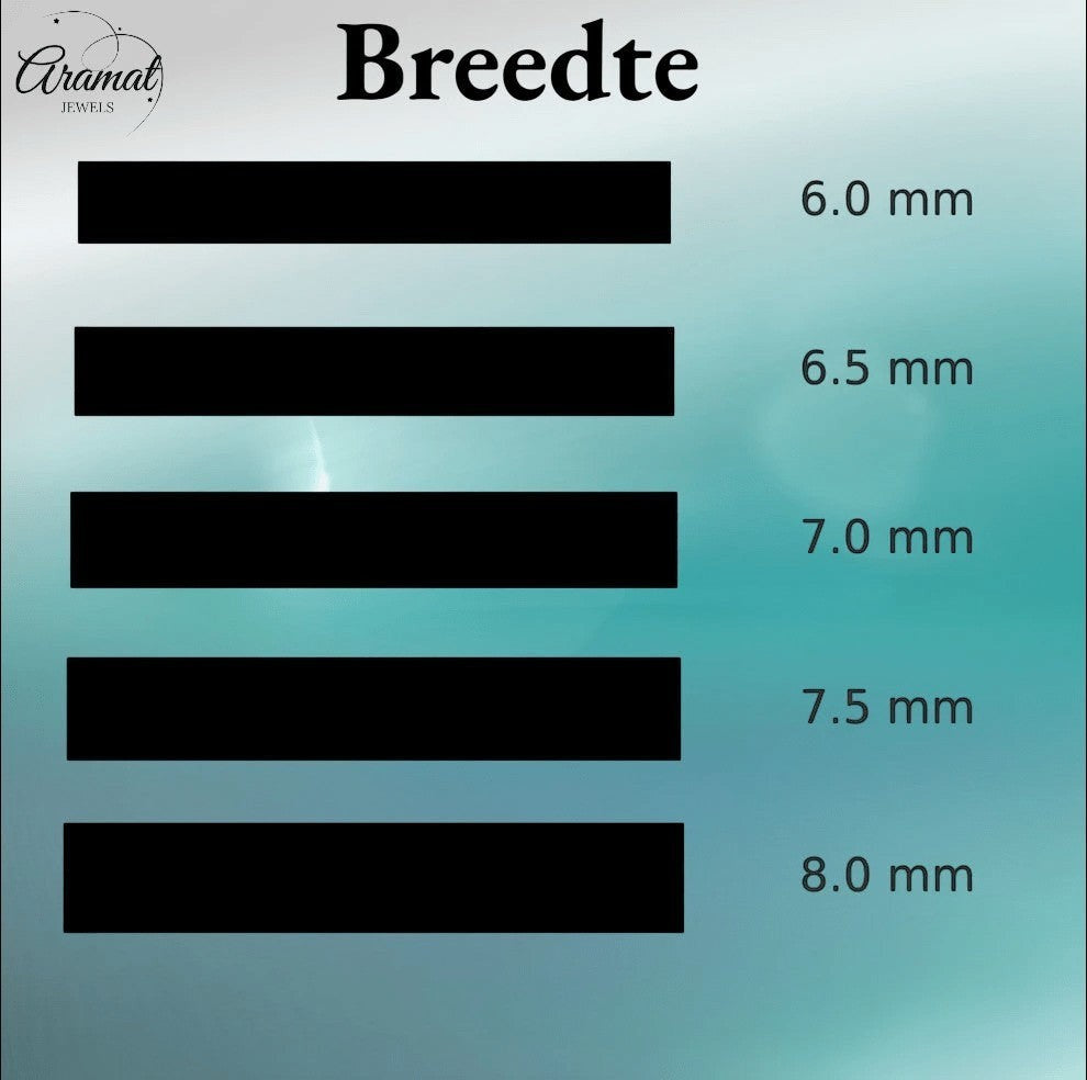 Vossenstaart Halsketting RVS 75 cm – 10 mm - Aramat Jewels - Halskettingen - cadeautip