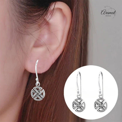 Zilveren Keltische Oorhangers - oor2473 - 31575 - Oorhangers kopen# - 20mm - 925 Zilver