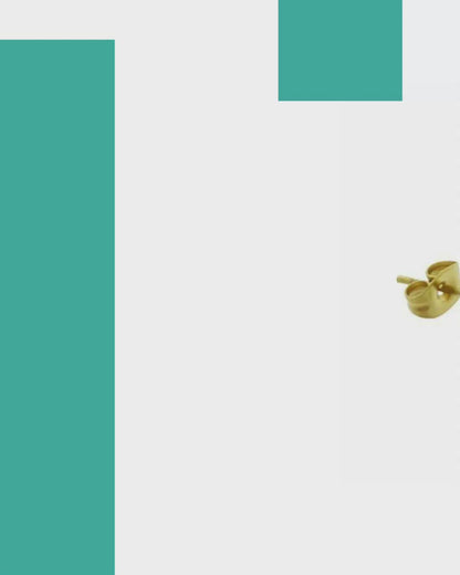 Boucles d'oreilles coquillage en acier inoxydable blanc et noir 12 mm - Puces d'oreilles coquillage